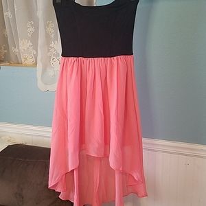 MissChievous strapless hi-low dress